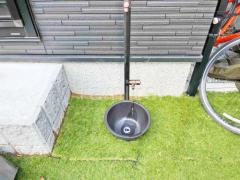 立水栓 オンリーワン ジラーレW 水受け(パン) 水鉢ガーデンポット
