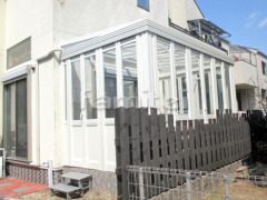 ガーデンルーム LIXILリクシル NEW暖蘭物語 スタイルB デザインパネル サンルーム F型フラット屋根